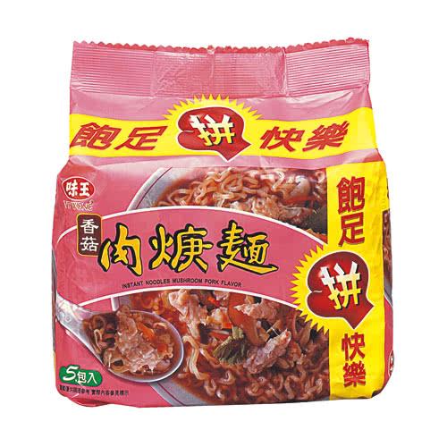 《味王》香菇肉粳湯麵*5入 / 組