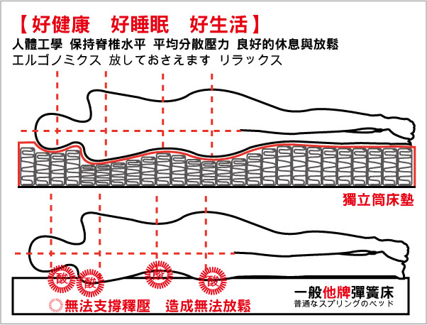 【睡芝寶 正三線 五星級飯店用 麵包型 蜂巢獨立筒床墊-厚26cm-雙人加大6尺】