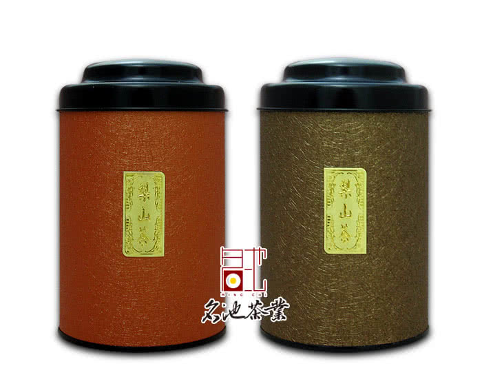 【名池茶業】紅烏龍&梨山手採高山茶葉禮盒．金碧輝煌款(300g)