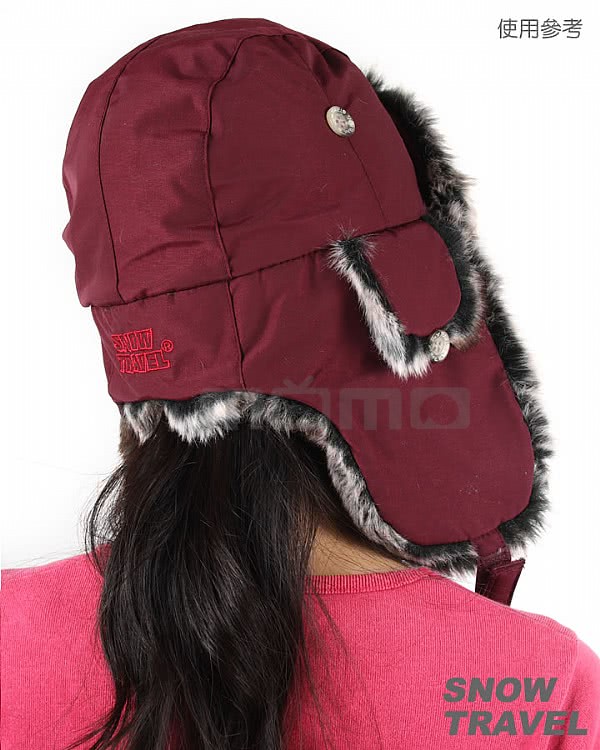 【SNOW TRAVEL】極地保暖遮耳帽(酒紅色)