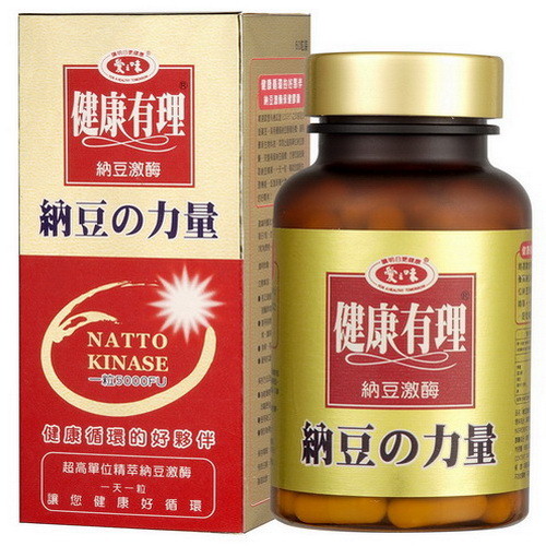 【愛之味生技】納豆激酉每保健膠囊60粒(3入)