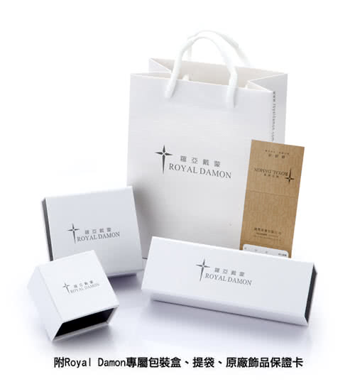 【ROYAL DAMON羅亞戴蒙】『幾何交叉』耳環