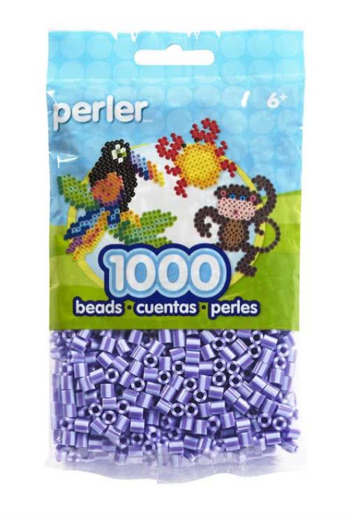 【Perler 拼拼豆豆】1000顆單色補充包-110葡萄條紋(特殊色)