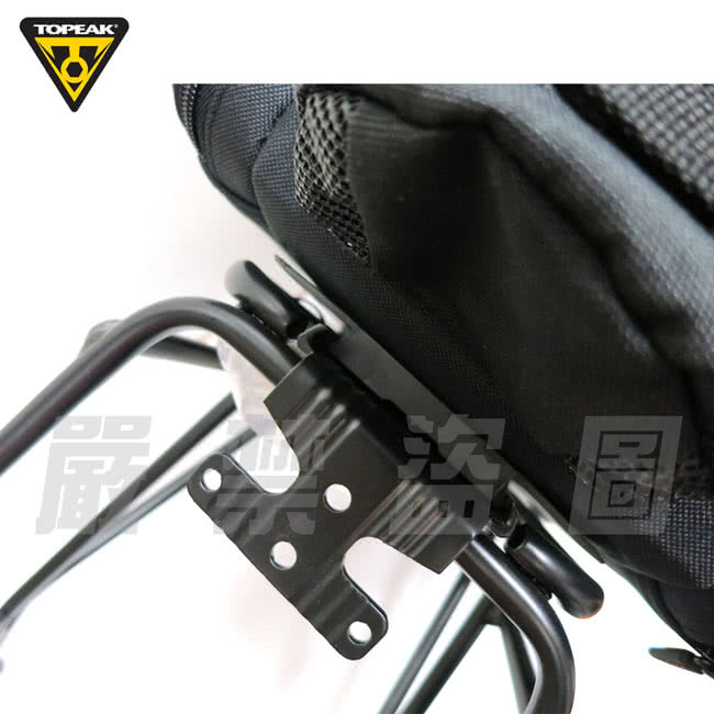 【TOPEAK】Super Tourist DX Tubular Rack鋁合金碟煞用後貨架(黑)