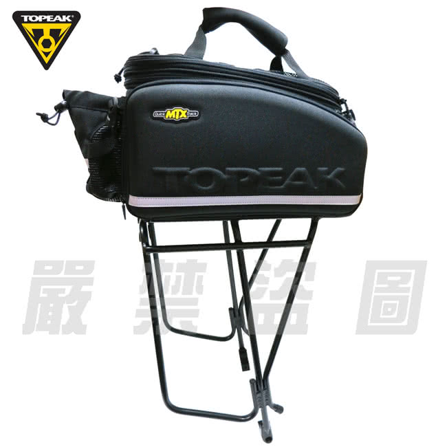 【TOPEAK】Super Tourist DX Tubular Rack鋁合金碟煞用後貨架(黑)