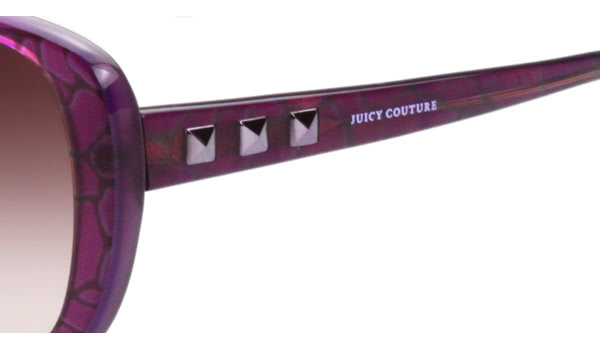 【Juicy Couture】-鉚釘風 太陽眼鏡(粉紫色)