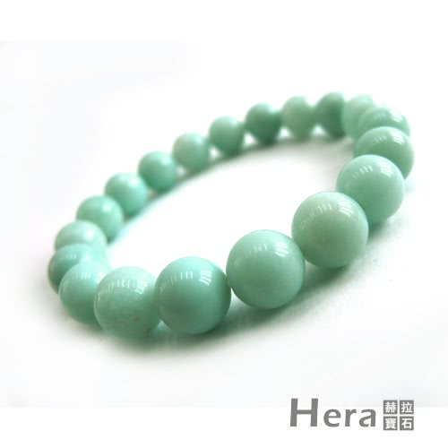 【Hera】頂級濃郁湛藍綠天河石手珠(10mm)