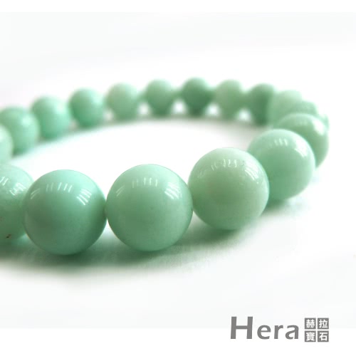 【Hera】頂級濃郁湛藍綠天河石手珠(10mm)