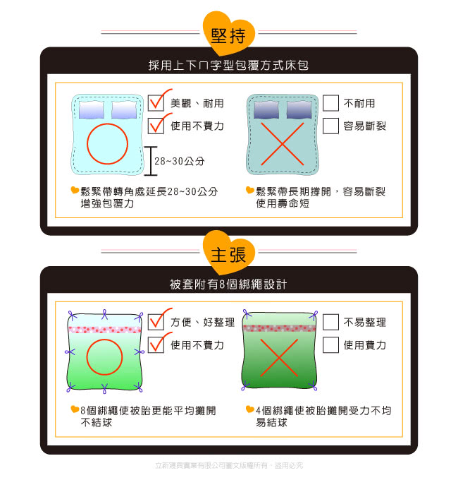 【FOCA-眷戀的愛】加大精梳純棉兩用被床包組(贈同尺寸保潔墊)