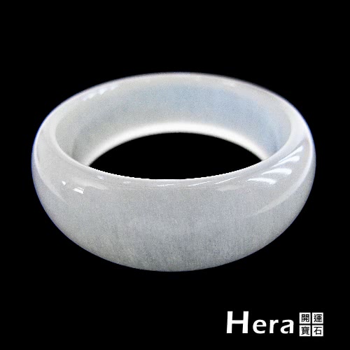 【Hera】頂級冰種天然玉石蠶絲玉手鐲(加寬加厚-物)