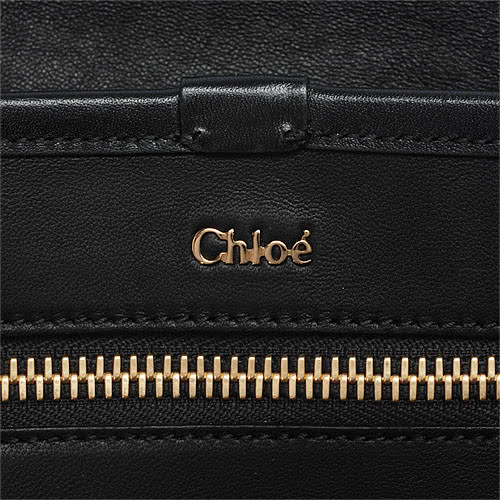【CHLOE】Amy系列小羊皮麻花提把手提/肩背包(黑X黑3S1081-259-001-BLK)