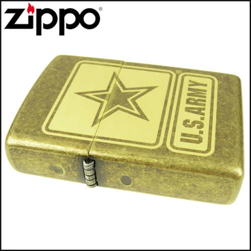 【ZIPPO】美系-U.S. Army-美國陸軍LOGO雷射雕刻打火機