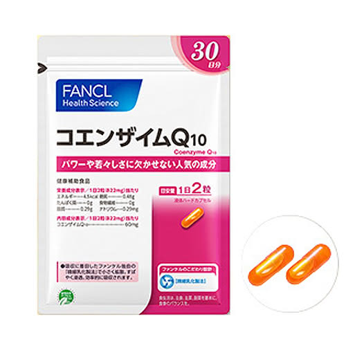 【日本 FANCL】芳珂-輔脢Q10膠囊 60粒入(30日X2包)