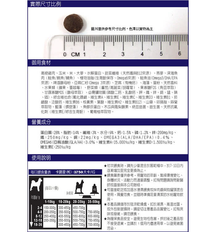 【LV藍帶精選】能量幼犬3.5kg(紐澳雞肉鮭魚+藍藻食譜)