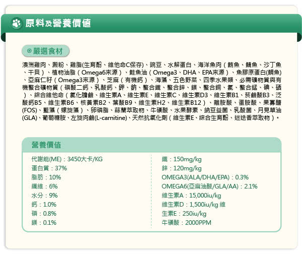 【LV藍帶無穀濃縮】促銷組 成貓 老貓 絕育貓450gx2包(海陸+膠原蔬果)