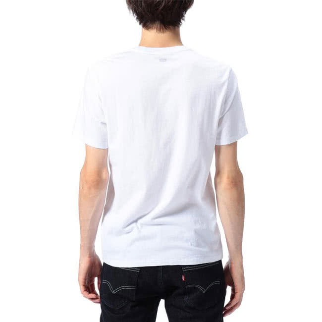 【Levis】男款LOGO印花白色短袖T恤