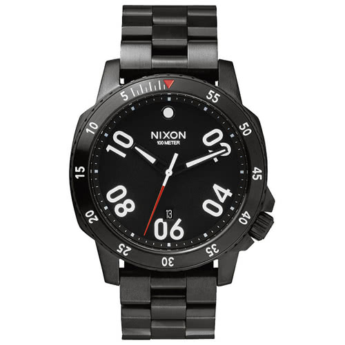 【NIXON】THE Ranger 軍事戰略潮流設計腕錶-黑(A506-001)