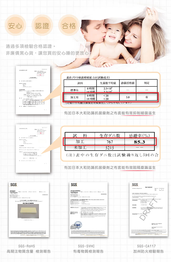 【House Door】日本防蹣抗菌頂級規格12cm厚實波浪記憶床墊(雙人5尺)