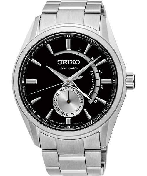 【SEIKO】PRESAGE 4R57 動力儲存機械腕錶-黑/42mm(4R57-00A0D  SSA305J1)