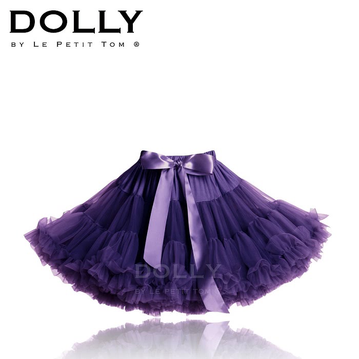 【荷蘭 Dolly 精品】公主雪紡澎裙 - 氣質深紫