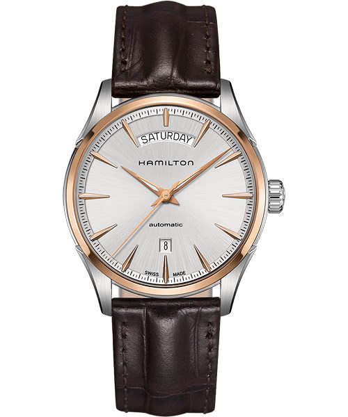 【Hamilton】漢米爾頓 JAZZMASTER 爵士機械腕錶-42mm(H42525551)
