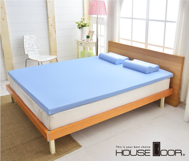 【House Door】日本大和抗菌表布5cm厚Q彈乳膠床墊-單大3.5尺(開學季)