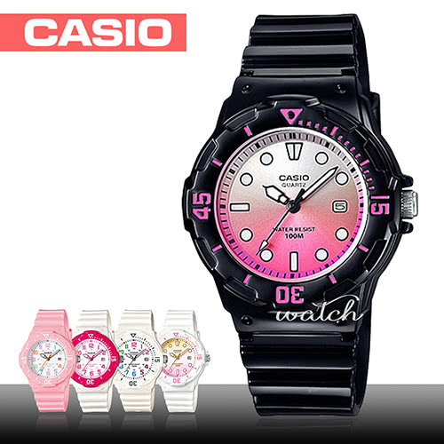 【CASIO 卡西歐】潛水風格-學生/青少年指針錶_鏡面3.4cm(LRW-200H)