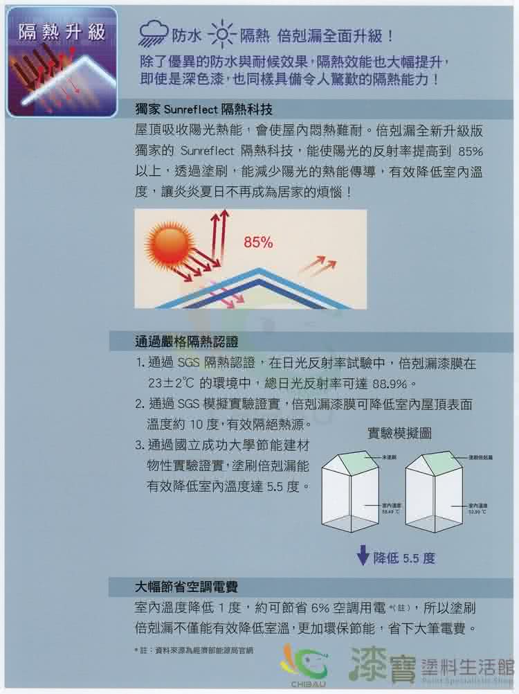 【得利】《10坪屋頂防水》簡易套裝