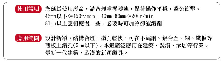 【BOST博士牌】鎢鋼圓穴鋸-47mm