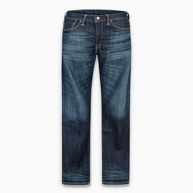 【Levis】511 修身窄管牛仔褲 赤耳布料 水洗貓鬚 海報款