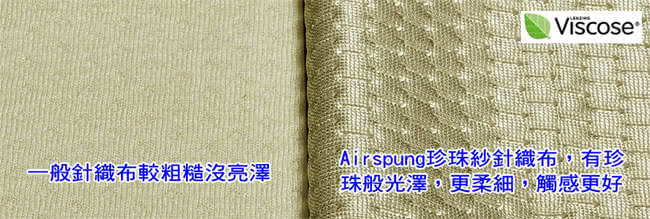 【英國Airsprung】二線珍珠紗+記憶膠硬式彈簧床墊-麵包床-雙人加大6尺