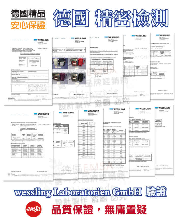 【德國EMSA】頂級真空保溫壺 玻璃內膽 巧手壺系列BASIC-保固5年(1.5L 四色任選)