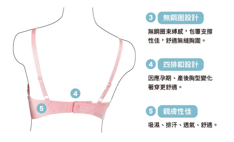 【日本犬印】戀戀花舞下掀式拉提哺乳內衣 - M/L/LL 共2色