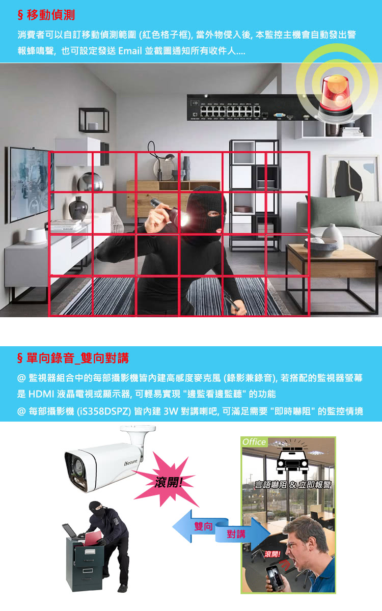 iSecure 3MP 子彈型 - 詳情1