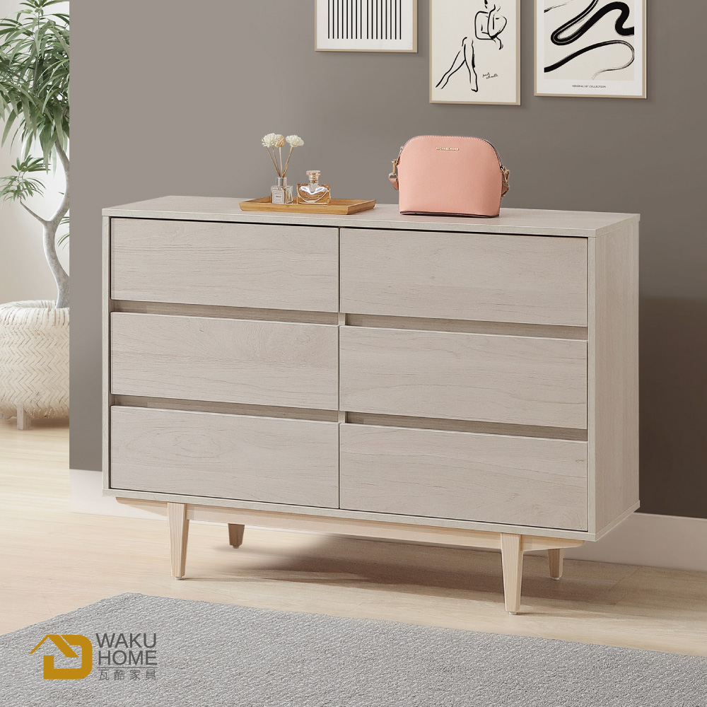 WAKUHOME 瓦酷家具 Ariel極簡主義白楓木六斗櫃A WAKUHOME 瓦酷家具 Ariel極簡主義白楓木六斗櫃A