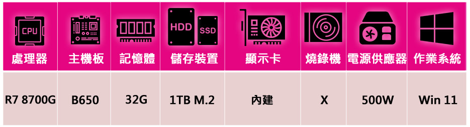 微星平台 R7八核 Win11{機械武士W}文書機(R7 8 微星平台 R7八核 Win11{機械武士W}文書機(R7 8
