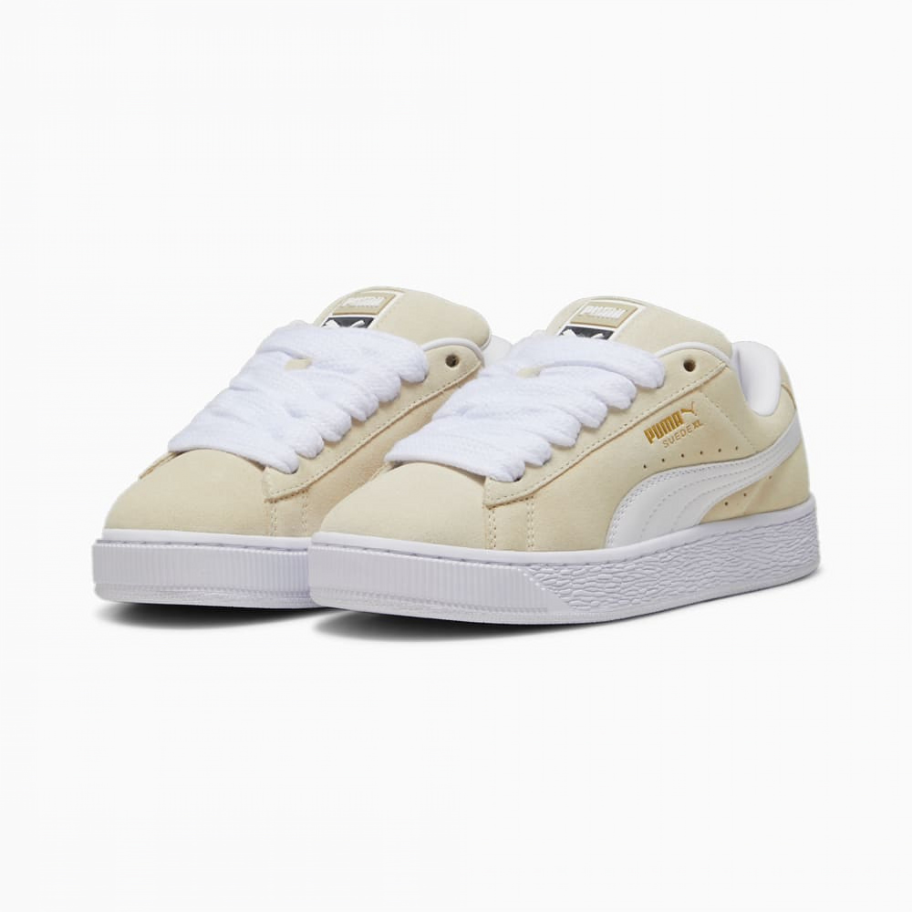 PUMA 休閒鞋 女鞋 運動鞋 Suede XL 米白 39 PUMA 休閒鞋 女鞋 運動鞋 Suede XL 米白 39
