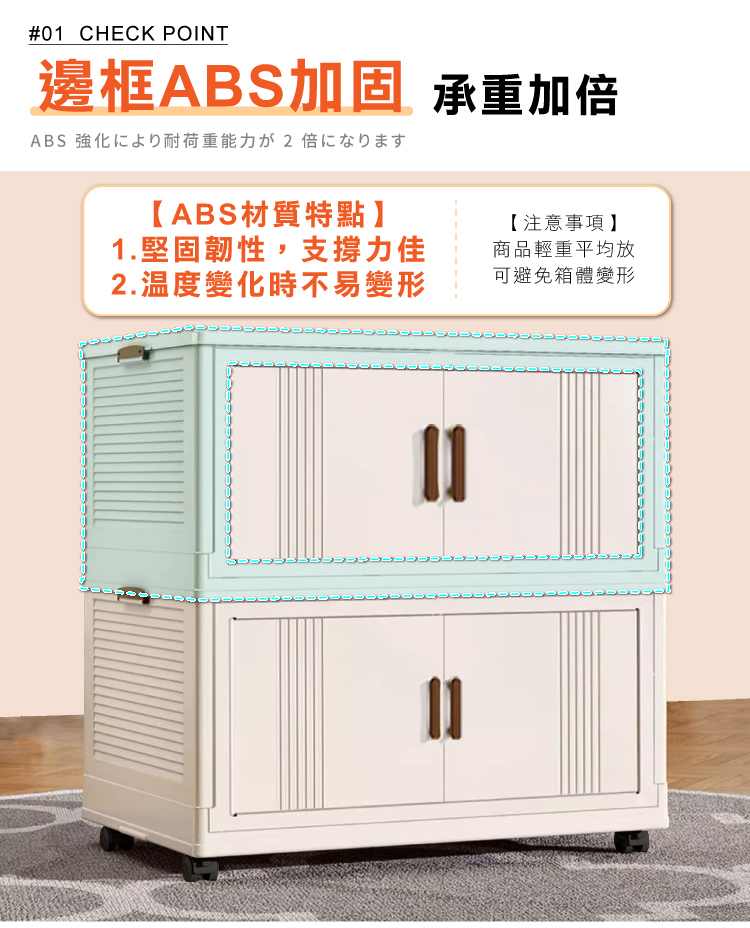 ONE HOUSE 藤原折疊收納櫃-配件-上蓋-90寬(1入 ONE HOUSE 藤原折疊收納櫃-配件-上蓋-90寬(1入