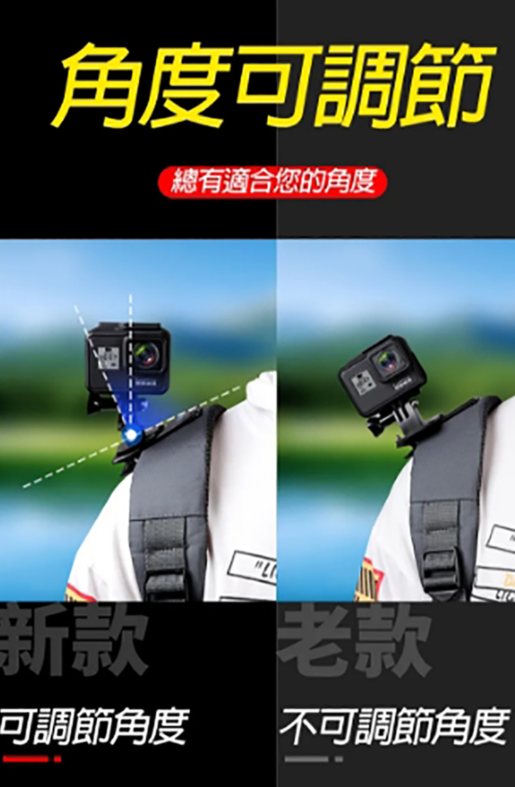 運動相機通用 360度夾式背包夾優惠推薦 運動相機通用 360度夾式背包夾優惠推薦