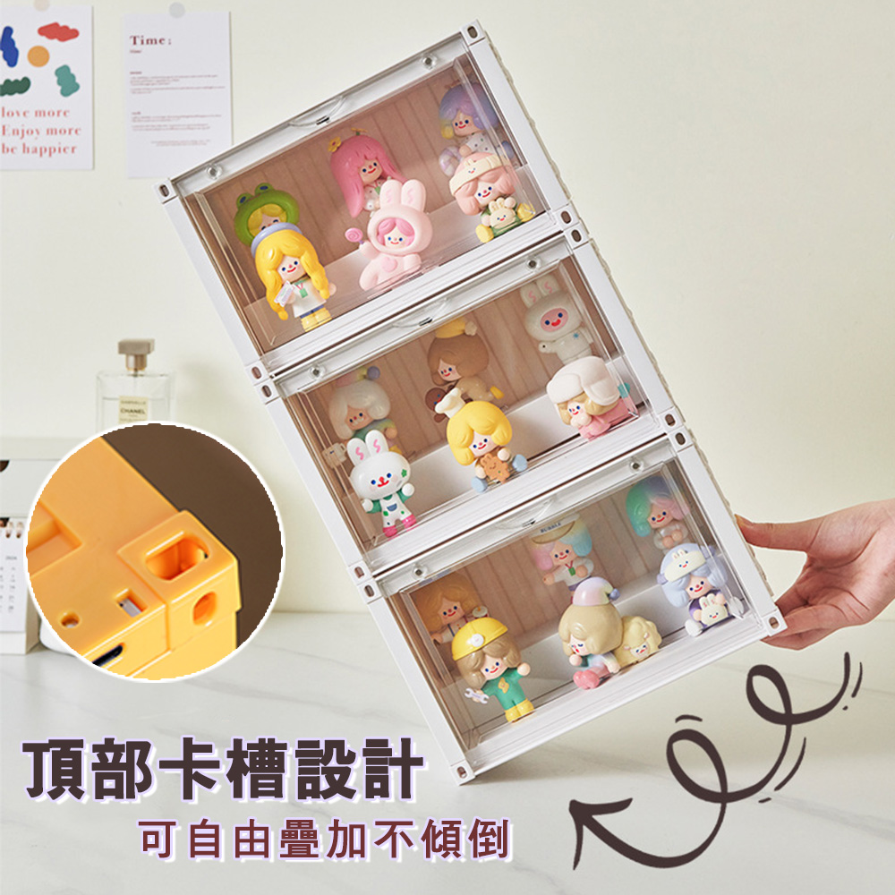 E-Life 小型貨櫃公仔展示盒2入組(公仔收納盒/展示盒/ E-Life 小型貨櫃公仔展示盒2入組(公仔收納盒/展示盒/