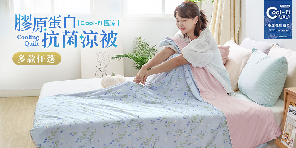DUYAN 竹漾 Cool-Fi 極涼 膠原蛋白抗菌涼被 / DUYAN 竹漾 Cool-Fi 極涼 膠原蛋白抗菌涼被 /
