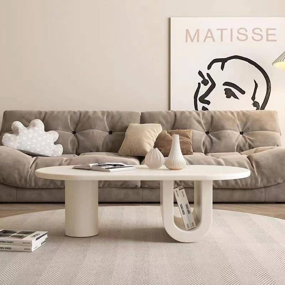 承享家具 奶油風茶几-120*60*41公分(咖啡桌 客廳桌 承享家具 奶油風茶几-120*60*41公分(咖啡桌 客廳桌