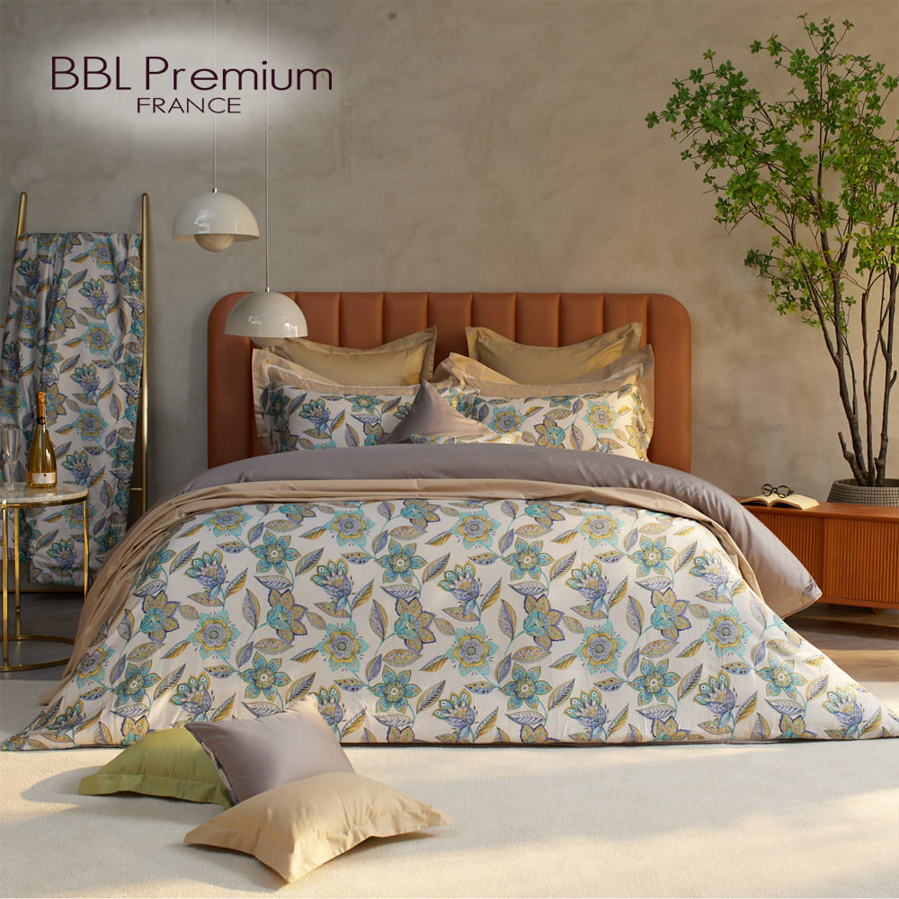 BBL Premium 100%天絲印花兩用被床包組-曼菲斯 BBL Premium 100%天絲印花兩用被床包組-曼菲斯