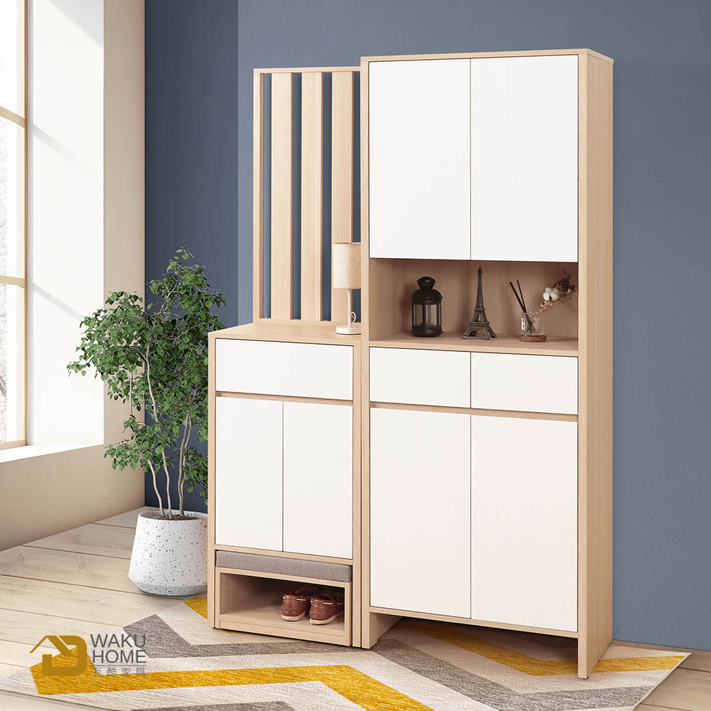 WAKUHOME 瓦酷家具 Ollie日式北歐風4.7尺玄關 WAKUHOME 瓦酷家具 Ollie日式北歐風4.7尺玄關