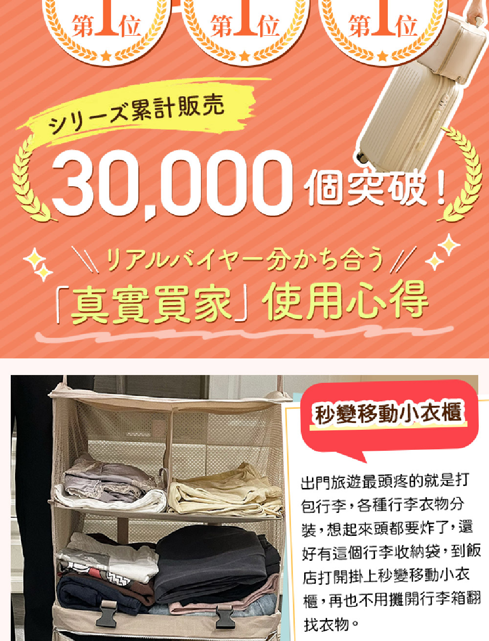 木馬特實驗室 旅行懸掛收納袋(旅行收納 懶人衣櫃 行李壓縮神 木馬特實驗室 旅行懸掛收納袋(旅行收納 懶人衣櫃 行李壓縮神