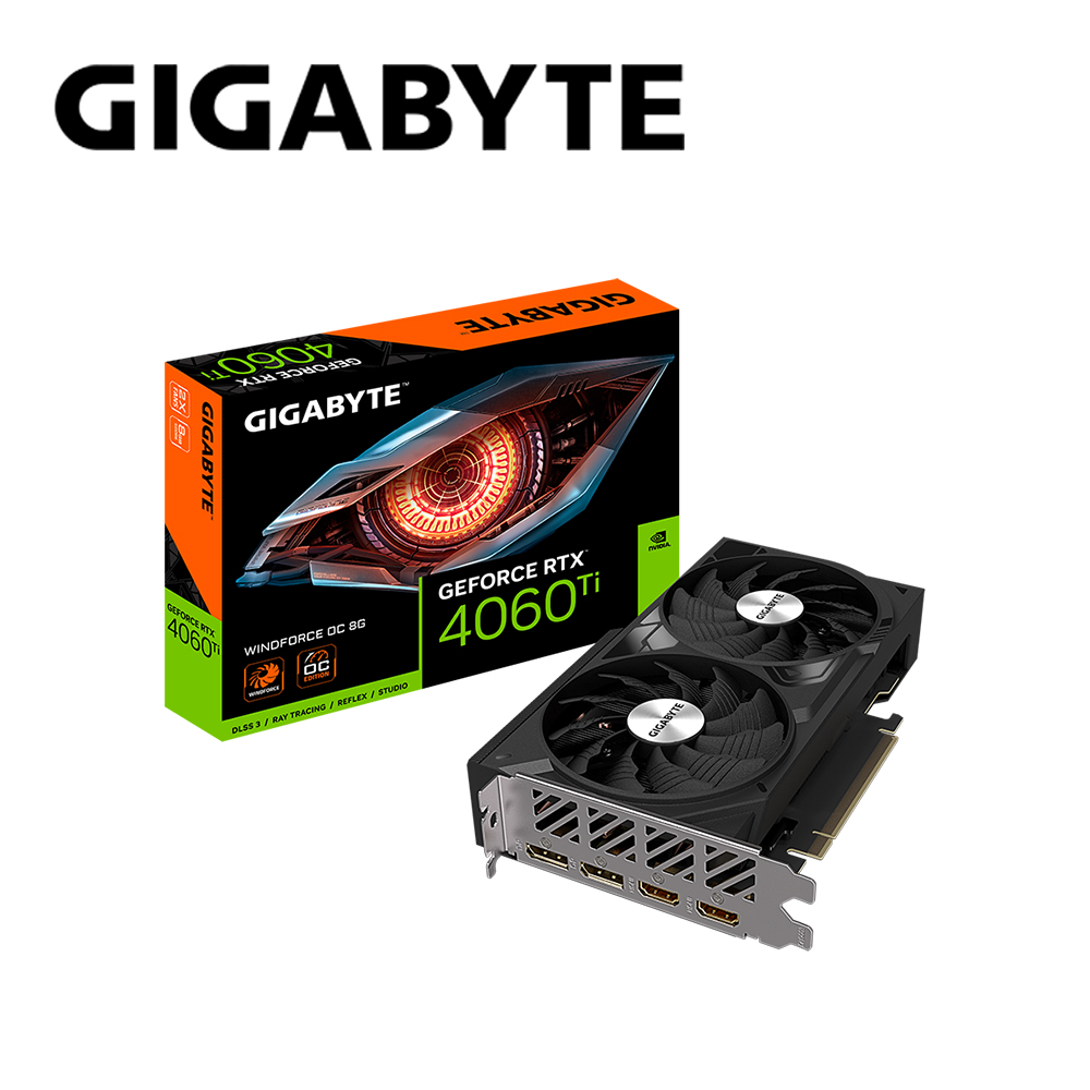 GIGABYTE 技嘉 RTX4060Ti WINDFORC GIGABYTE 技嘉 RTX4060Ti WINDFORC