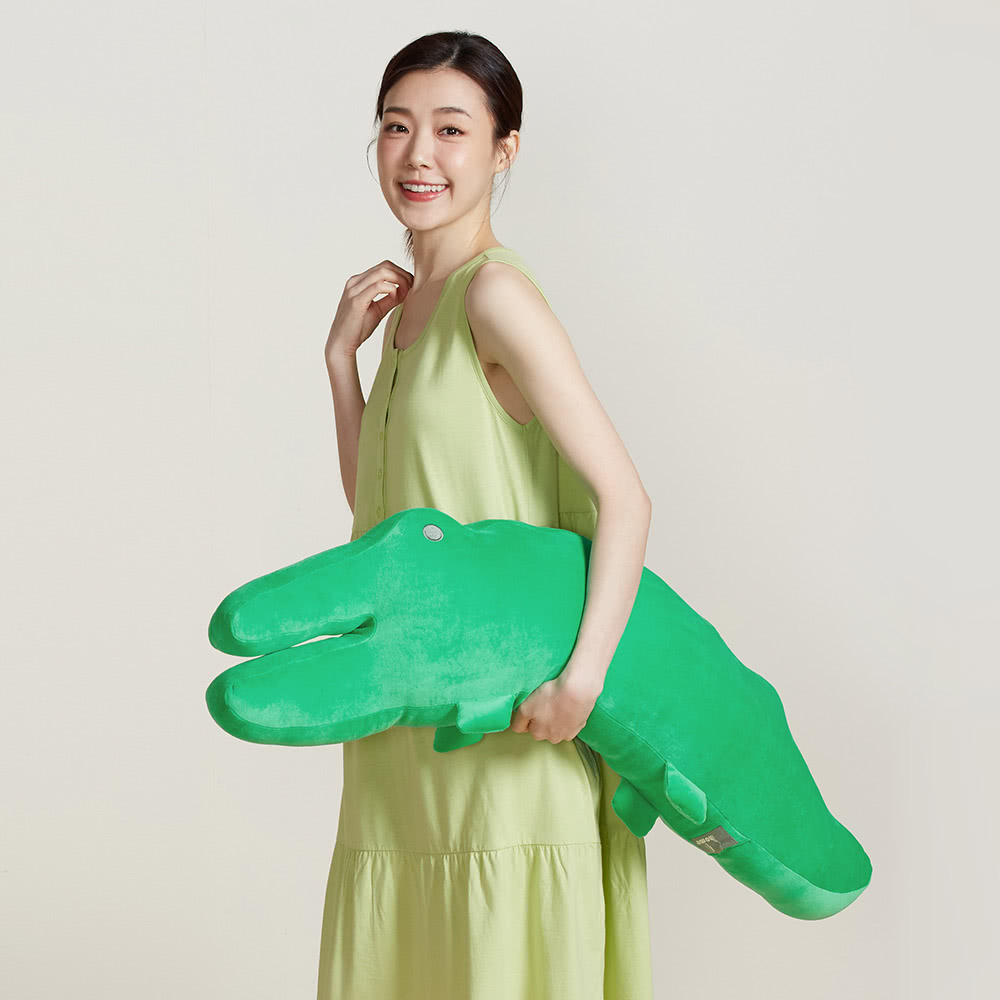 YVONNE 以旺傢飾 網路限定|鱷魚造型抱枕組(長抱枕+短 YVONNE 以旺傢飾 網路限定|鱷魚造型抱枕組(長抱枕+短