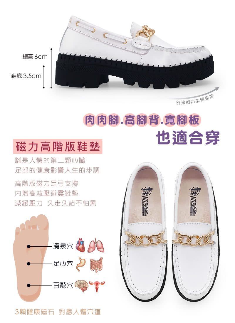 Normady 諾曼地 女鞋 +6cm 休閒鞋 懶人鞋 MI Normady 諾曼地 女鞋 +6cm 休閒鞋 懶人鞋 MI