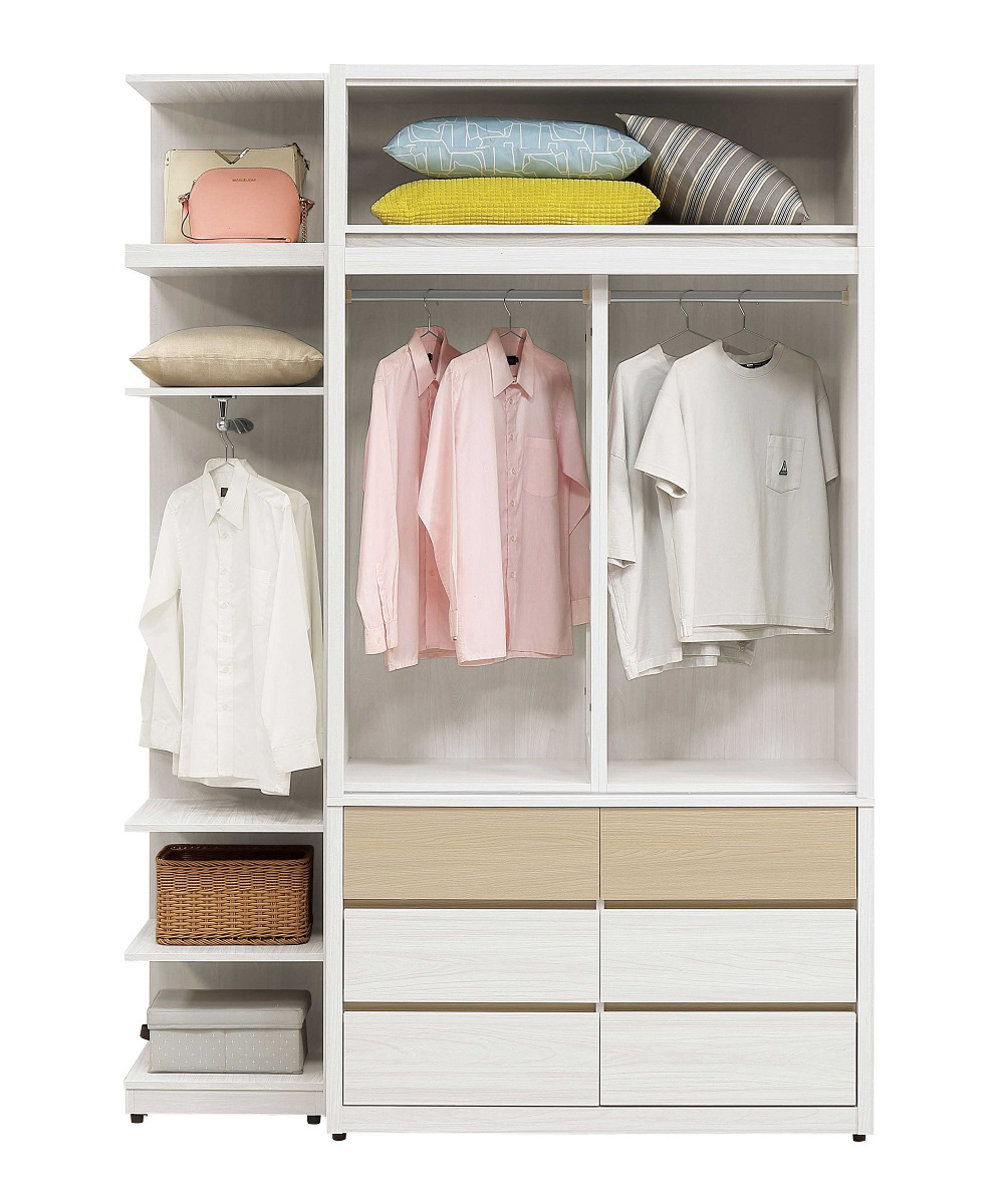 MUNA 家居 洛蒂5.5X7.8尺推門衣櫃/870+871 MUNA 家居 洛蒂5.5X7.8尺推門衣櫃/870+871