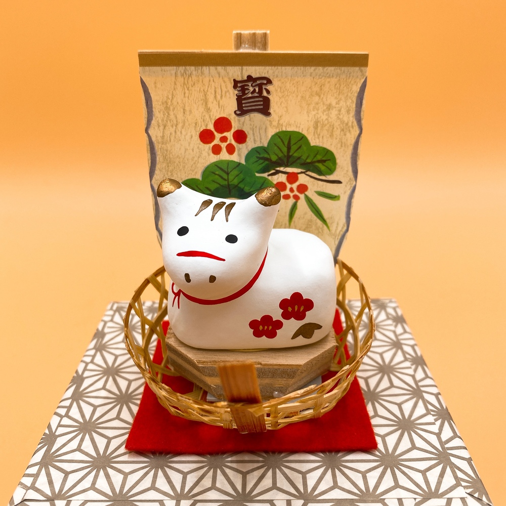 江戶御緣物語 招福干支 開運干支 生肖牛 緣起物 寶船(R- 江戶御緣物語 招福干支 開運干支 生肖牛 緣起物 寶船(R-